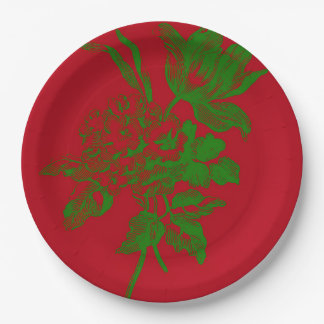 REd Paper Plates