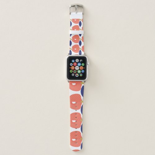 Red Paprika Spice Inspired Seamless Apple Watch Band