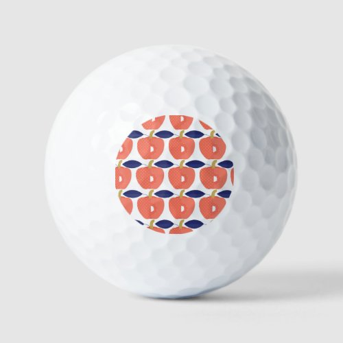 Red Paprika Spice Inspired Seamless Golf Balls