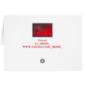 Red Parasol Cards (Back Horizontal)
