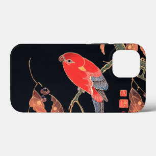 Red Parrot on the Branch of a Tree by Ito Jakuchu iPhone 13 Mini Case