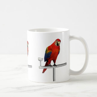 Red Parrot Scarlet Macaw Coffee Mug