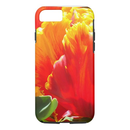 Red Parrot Tulip iPhone 7 Case