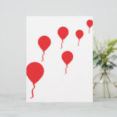 red party balloons icon (Standing Front)
