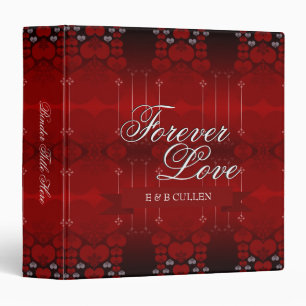 Red Passion Love Wedding Romance Binder