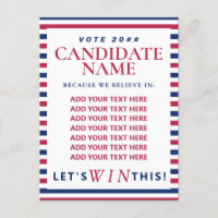 Red Patriotic Political Republican Campaign