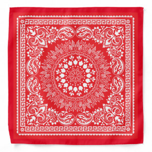 Red Pattern-4 Bandana