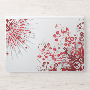Red Pattern HP EliteBook 1050 G1 HP Laptop Skin