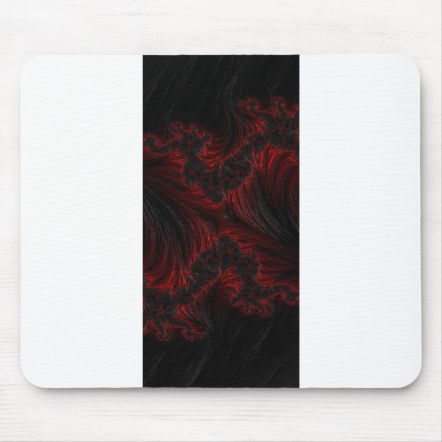 Red Pattern Mouse Pad (Front)