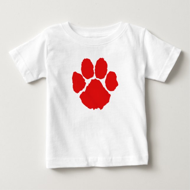 Red Paw    Baby T-Shirt (Front)