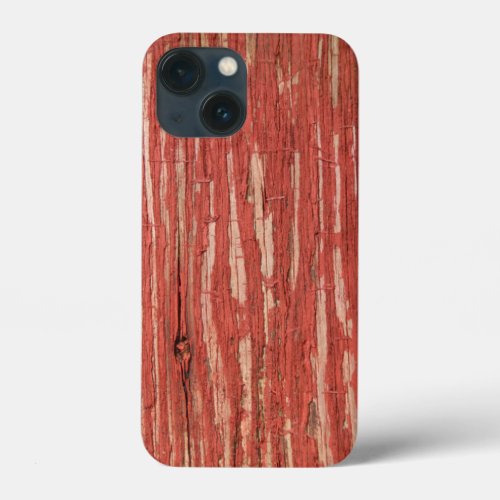 Red Peeling Paint iPhone 13 Mini Case