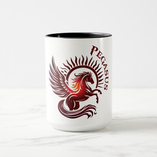 Red Pegasus2-Mug Mug (Center)