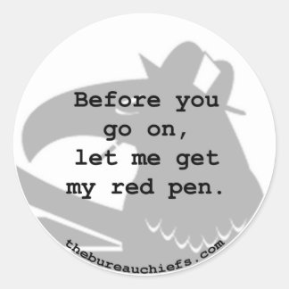 Red Pen Sticker