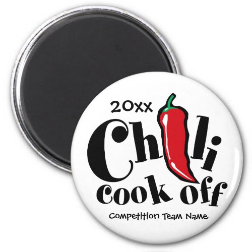 Red Pepper Chili Cook Off Contest Magnet