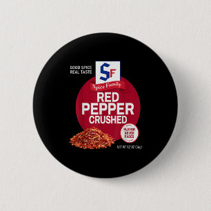 Red Pepper Crushed Sce Group Family Matching Hallo Button