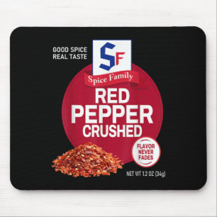 Red Pepper Crushed Sce Group Family Matching Hallo Mouse Pad
