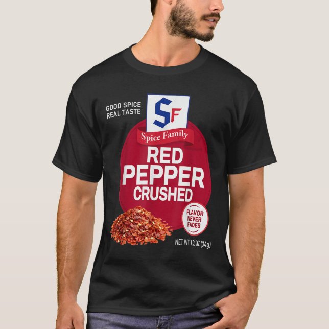 Red Pepper Crushed Sce Group Family Matching Hallo T-Shirt (Front)