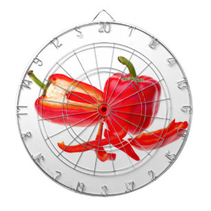 Red pepper dartboard