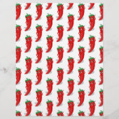 Red Pepper Diva Cartoon Pattern (Front)