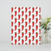 Red Pepper Diva Cartoon Pattern (Standing Front)