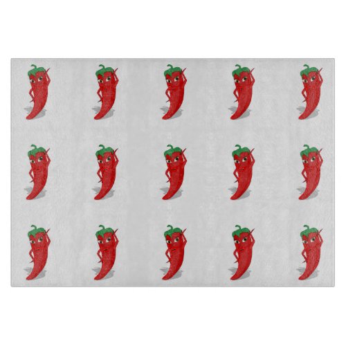 Red Pepper Diva Cutting Board