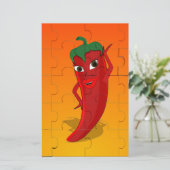 Red Pepper Diva Jigsaw Puzzle (Standing Front)