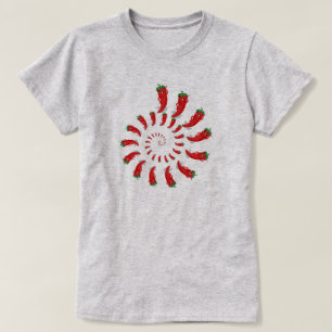 Red Pepper Diva Spiral T-Shirt