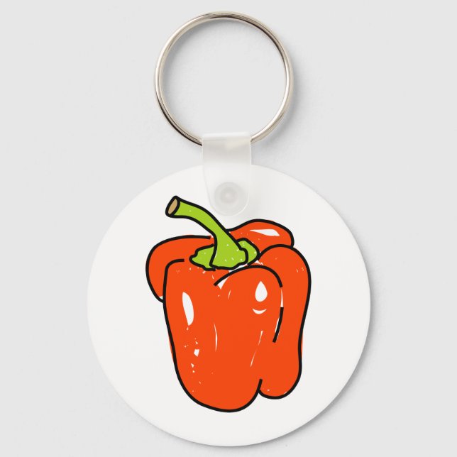 Red Pepper Keychain (Front)
