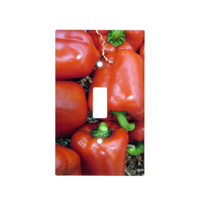 Red Pepper LIght Switch Cover (Front)