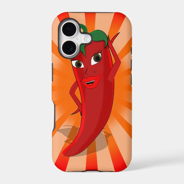 Red Pepper Superstar Iphone Case (Back)