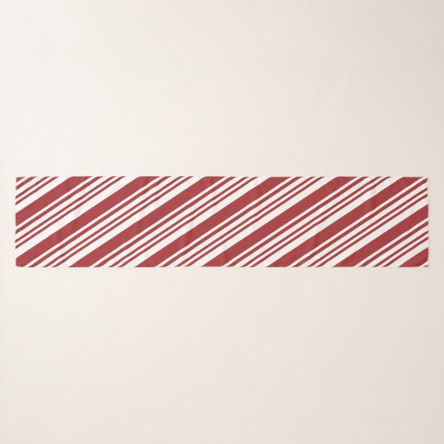 Red Peppermint Stripe Scarf