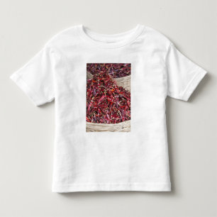Red peppers at local produce market toddler t-shirt