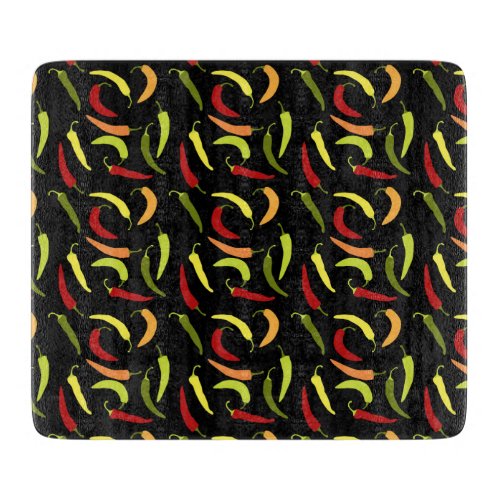 Red Peppers Cinco de Mayo Mexican Hot Spicy Food Cutting Board