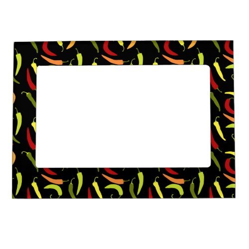 Red Peppers Cinco de Mayo Mexican Hot Spicy Food Magnetic Frame