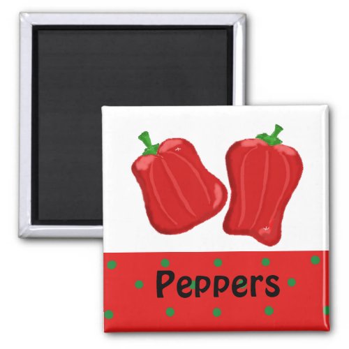 Red Peppers Magnet
