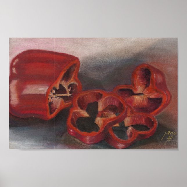 Red Peppers Poster (Front)