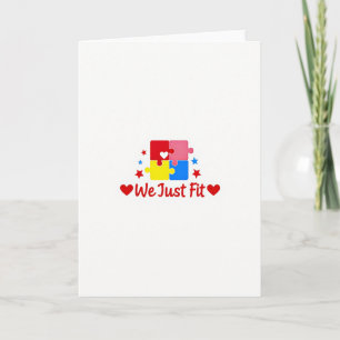 Red Perfect Fit Love Card