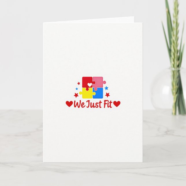Red Perfect Fit Love Card (Front)