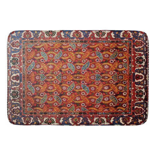 Red Persian Ethnic Oriental Rug 