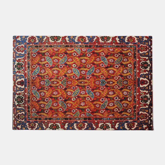 Red Persian Ethnic Oriental Rug  (Front)
