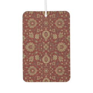 Red Persian scarlet arabesque tapestry Car Air Freshener