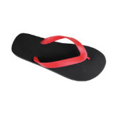Red Personalized Sand Imprint Men's Flip Flops (3/4)