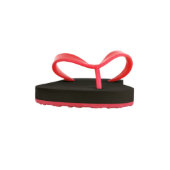 Red Personalized Sand Imprint Men's Flip Flops (Front)