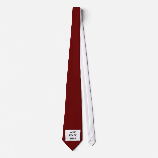 red personalized tie (Front)