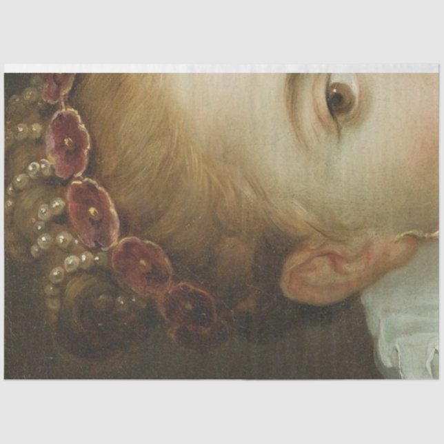 Red Petal Princes Tissue Paper (Front)