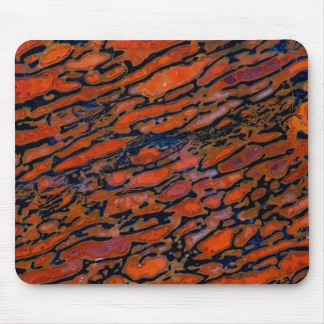 Red Petrified dinosaur bone Mouse Pad (Front)