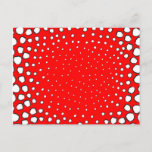 red pheasant bird themed postcard