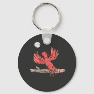 Red Phoenix Keychain