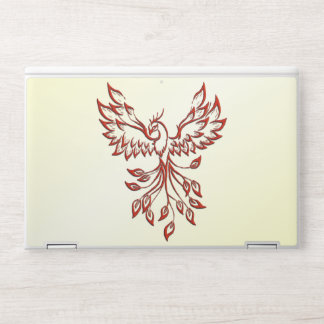 Red Phoenix Rises HP Laptop Skin