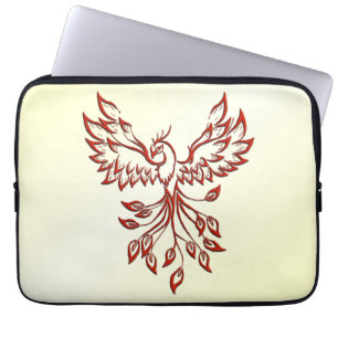 Red Phoenix Rises Laptop Sleeve